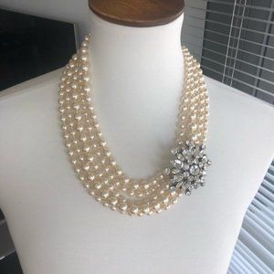 Ben Amun Glass Pearl Necklace